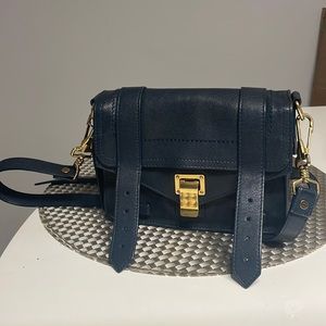 Proenza Schouler PS1 Navy Crossbody Bag
